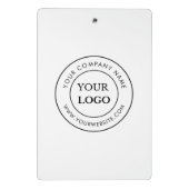 ビジネスパーソナライズされたロゴブランド企業の ミニクリップボード (裏面)