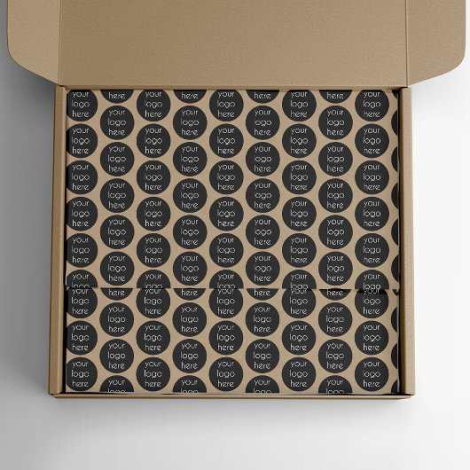 ビジネスパーソナライズされたロゴブランド包装クラフト 薄葉紙