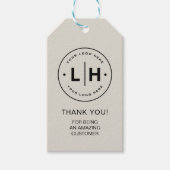 ビジネスパーソナライズされたロゴプロモーション ギフトタグ (正面)