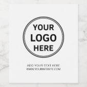 ビジネスパーソナライズされたロゴプロモーション ワインラベル (シングルラベル)