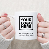 ビジネスパーソナライズされたロゴ会社 ツートーンマグカップ