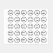 ビジネスパーソナライズされたロゴ名のカスタム文字ラベル ラベル (シート)