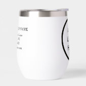 ビジネスパーソナライズされたロゴ名アドレスWebサイト (左面)