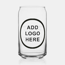 ビジネスパーソナライズされたロゴ名アドレスWebサイト ガラス缶