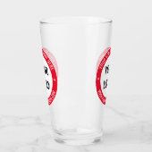 ビジネスパーソナライズされたロゴ文字ガラスあなたの色 タンブラーグラス (左)