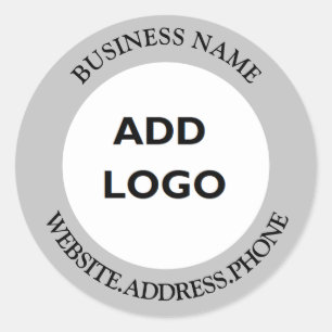 ビジネスパーソナライズされたロゴ ラウンドシール