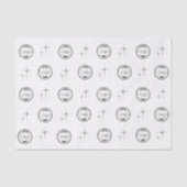 ビジネスパーソナライズされたロゴ 薄葉紙 (正面)