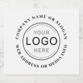 ビジネスパーソナライズされた会社のロゴまたはブランモダンド リキュールボトルラベル (シングルラベル)