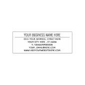 ビジネスパーソナライズされた名アドレス情報スタンプ セルフインキングスタンプ (デザイン)