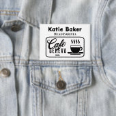 ビジネスパーソナライズされた名タグ 缶バッジ (インサイチュ)