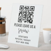 ビジネスパーソナライズされたQRコード離れ – レビューD 台座サイン (インサイチュ)