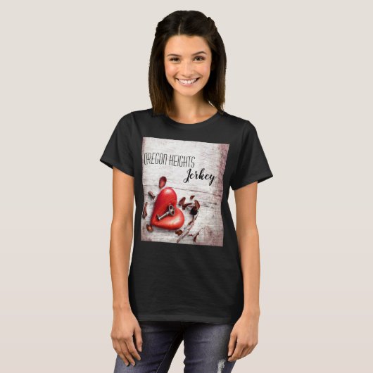 ビジネスパーソナライズされたTシャツカントリーウッド鍵へ Tシャツ (正面フル)