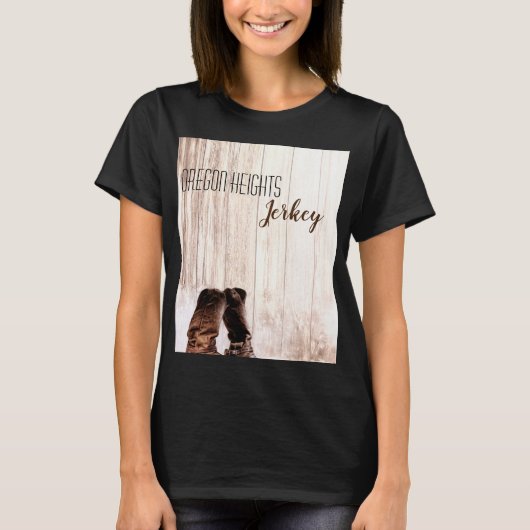 ビジネスパーソナライズされたTシャツブーツ国素朴 Tシャツ (正面)