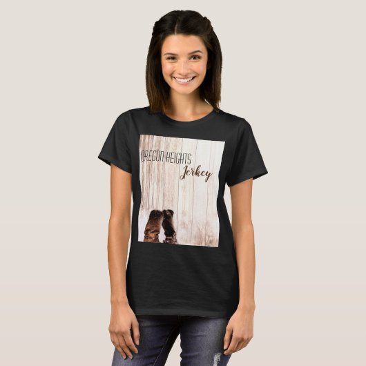 ビジネスパーソナライズされたTシャツブーツ国素朴 Tシャツ (正面フル)