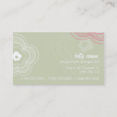 ビジネスファンキーカード::ファンキー花10L 名刺 (裏面)