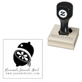 ビジネスファームビーガンガーデンレモンレモネードスタンド ラバースタンプ (押印)