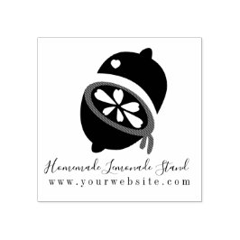 ビジネスファームビーガンガーデンレモンレモネードスタンド ラバースタンプ