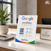 ビジネスフィードバック GoogleレビューQRサイン 台座サイン