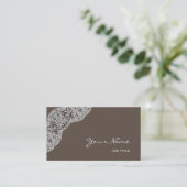 ビジネスフェイクカードを任意の色に配置 名刺 (スタンド正面)