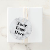 ビジネスフェイクロゴ白大理石2面価格ラベル フェイバータグ (インサイチュ)