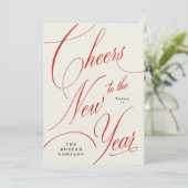 ビジネスフェスティバルレッド応援ニューイヤーホリデーカード シーズンカード (スタンド正面)