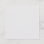 ビジネスフェミニンカード スクエア名刺 (裏面)