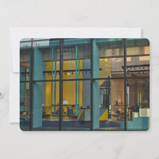 ビジネスフォトプロフェッショナルロゴホワイトミニマリスト ノートカード (裏面)