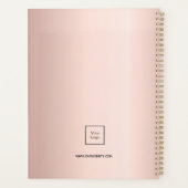 ビジネスフォトロゴバラ金ゴールドメイクアップアーティスト2026 プランナー手帳 (裏面)