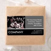 ビジネスフォト – Motorcycle Engine ラベル (インサイチュ)