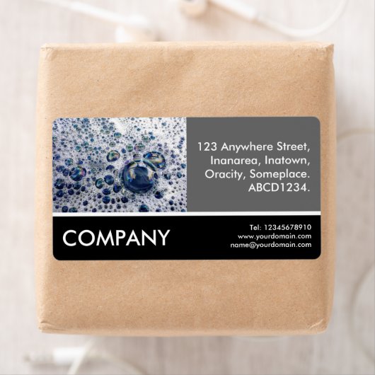 ビジネスフォト – Soap Suds ラベル (インサイチュ)