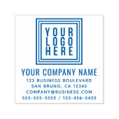 ビジネスフォーマルまたは会社のロゴ差出人住所 セルフインキングスタンプ (デザイン)