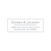 ビジネスフォーマルプロフェッショナル名と差出人住所 セルフインキングスタンプ (デザイン)