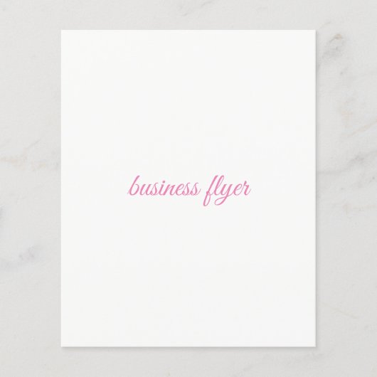 ビジネスフライヤー チラシ (正面)