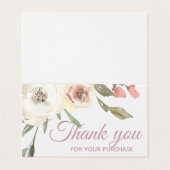 ビジネスブティックありがとうございましたフローラ 名刺 (外部フラット)