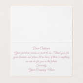 ビジネスブティックありがとうございましたフローラ 名刺 (内部フラット)