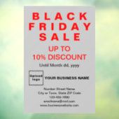 ビジネスブラックフライデーセール灰色の窓の固定 ウィンドウサイン (シート3)