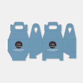 ビジネスブランディングカスタマイズ可能なダスティブルー フェイバーボックス (折り畳みなし)