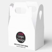 ビジネスブランディングカスタマイズ可能なロゴの追加 フェイバーボックス (オープン)