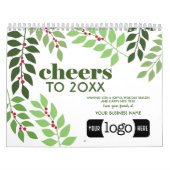 ビジネスブランディングプロモーション – ロゴ付き月次ゴール カレンダー (カバー)