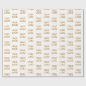 ビジネスブランディングロゴテンプレートの折り返し紙 ラッピングペーパー (フラット)