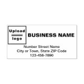 ビジネスブランドの四角形の木印 ラバースタンプ (インプリント)