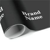 ビジネスブランドまたはその他の文字の追加 ラッピングペーパー (ロールコーナー)