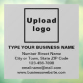 ビジネスブランドオングレースクエアウィンドウにしがみつく ウィンドウサイン (シート3)