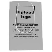 ビジネスブランドオングレーミディアムサイズ抱き枕 ミディアムペーパーバッグ (正面)