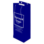 ビジネスブランドオンブルーワイン抱き枕 ワインギフトバッグ (裏面アングル)