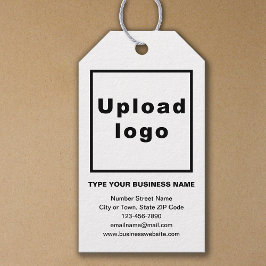 ビジネスブランドオンホワイトギフトラベル ギフトタグ