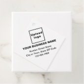 ビジネスブランドオンホワイトスクエアシェイプラベル フェイバータグ (インサイチュ)