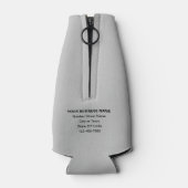 ビジネスブランドグレーボトルクール ボトルクーラー (裏面)