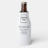 ビジネスブランドホワイトボトルクール ボトルクーラー (ボトル正面)