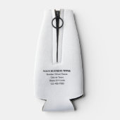 ビジネスブランドホワイトボトルクール ボトルクーラー (裏面)